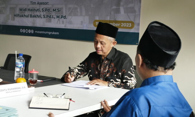 Penilaian Kinerja Kepala Madrasah 2023 MA Al Ma’had An Nur Berjalan Lancar, Buah dari Solidaritas dan Konsistensi Seluruh Warga Madrasah
